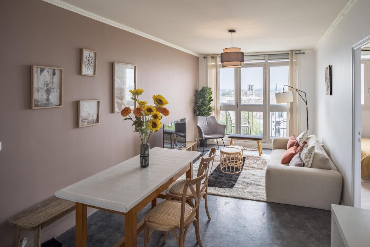 Ferienwohnung Evasion Urbaine - Vue Panoramique - Proche Gare Troyes Exterior foto