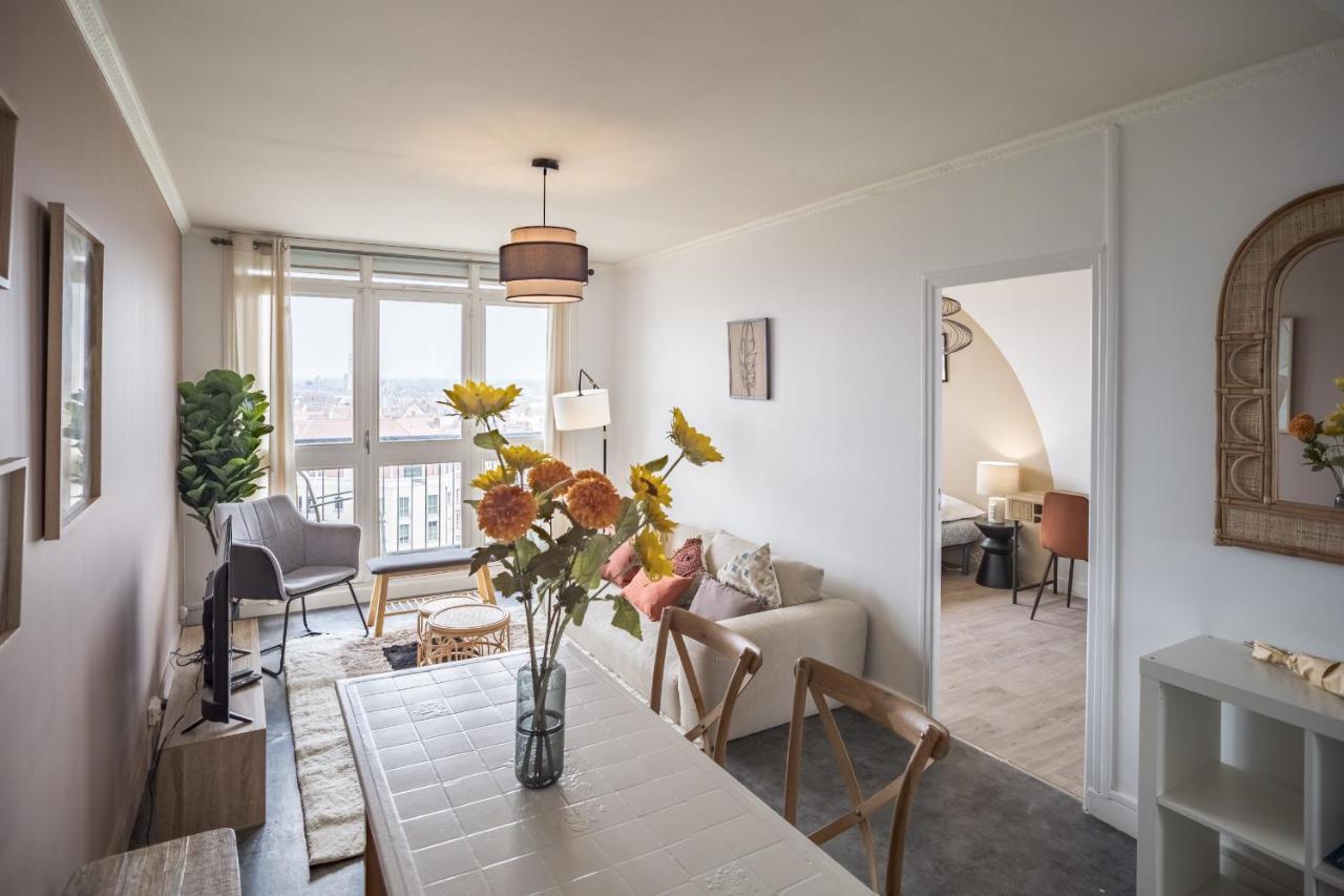 Ferienwohnung Evasion Urbaine - Vue Panoramique - Proche Gare Troyes Exterior foto