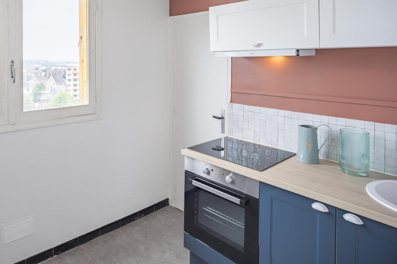 Ferienwohnung Evasion Urbaine - Vue Panoramique - Proche Gare Troyes Exterior foto