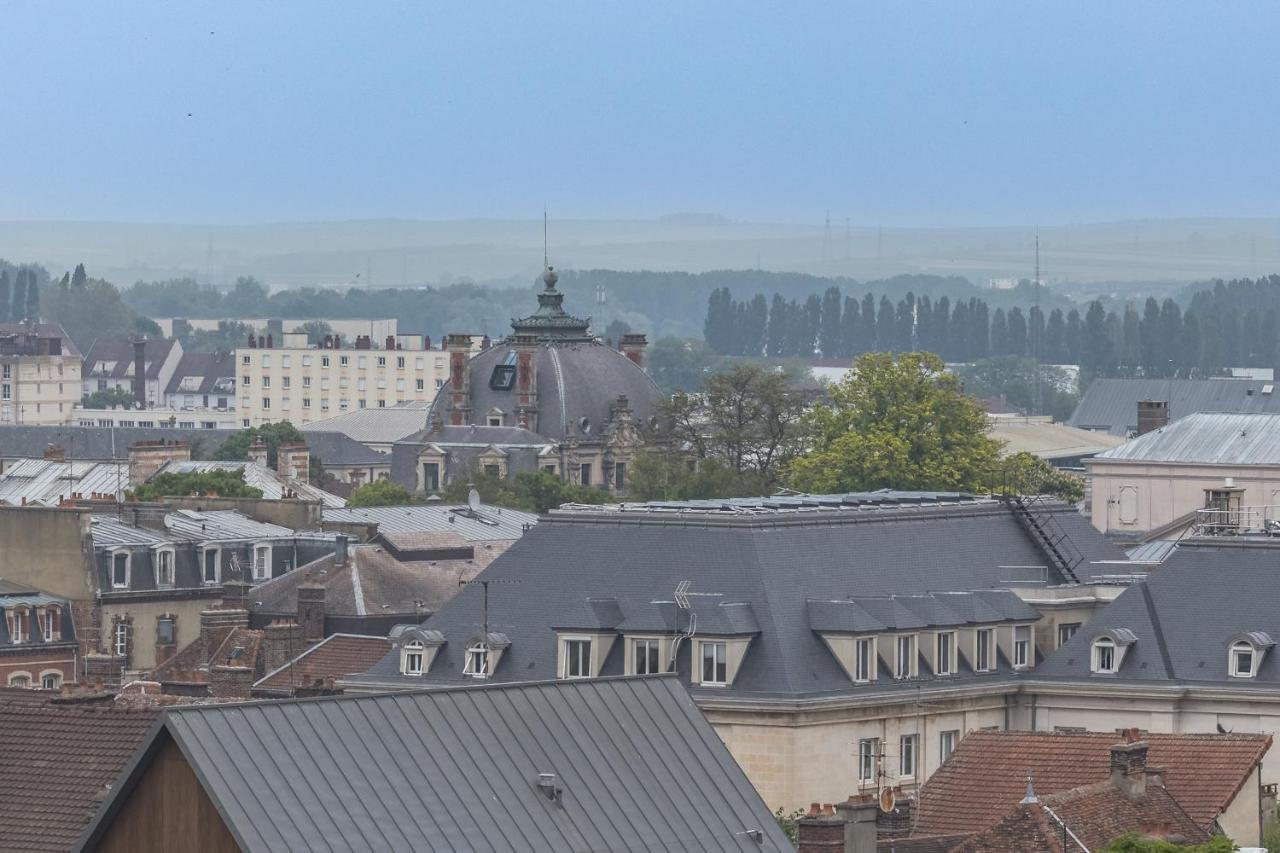 Ferienwohnung Evasion Urbaine - Vue Panoramique - Proche Gare Troyes Exterior foto